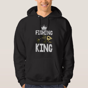 Fishing King Tee Skeleton Fish Bone Tees Sharp Tee
