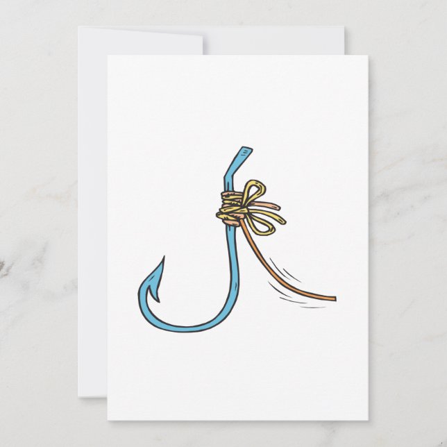 Fishing Knot Invitation (Front)