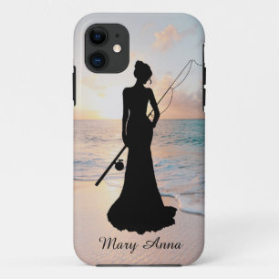 Fishing Lady iPhone 11 Case