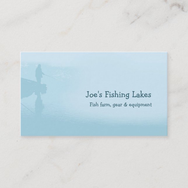 Fishing lake business card (Front)