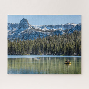 Fishing Lake Mamie, Mammoth Lakes, CA, Jigsaw Puzzle
