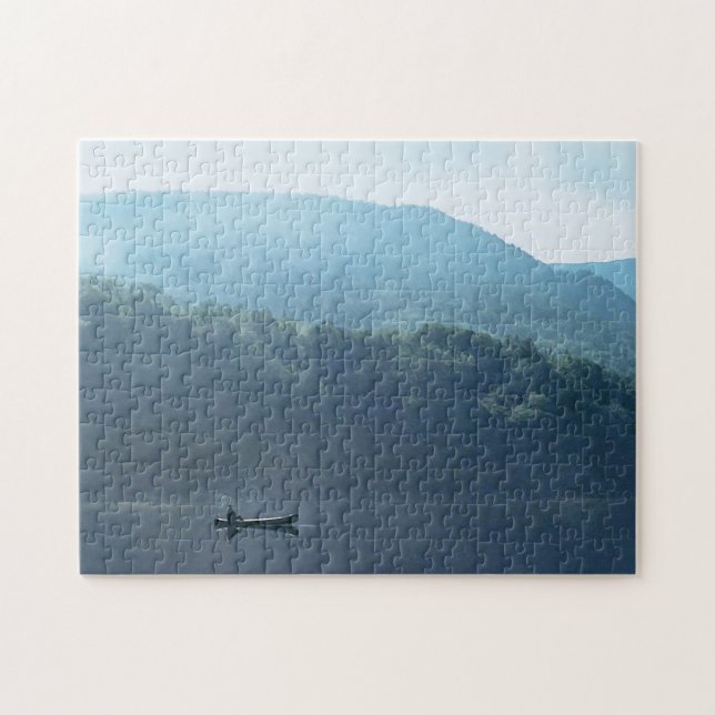 Fishing Lake White Mountains New Hampshire Puzzle (Horizontal)