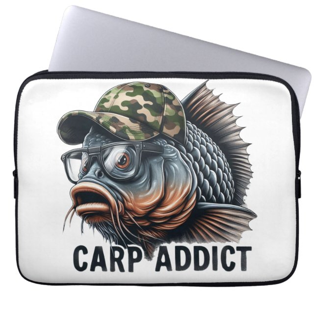 Fishing  laptop sleeve (Front)