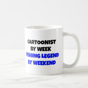 Fishing Legend Cartoonist Coffee Mug
