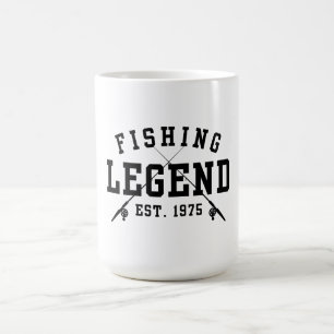 Fishing Legend Established 1975 Coffee Mug
