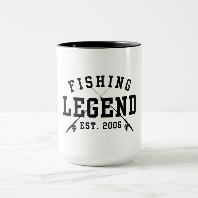 Fishing Legend Established 2006 Mug (Center)