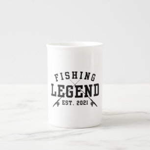 Fishing Legend Established 2021 Bone China Mug