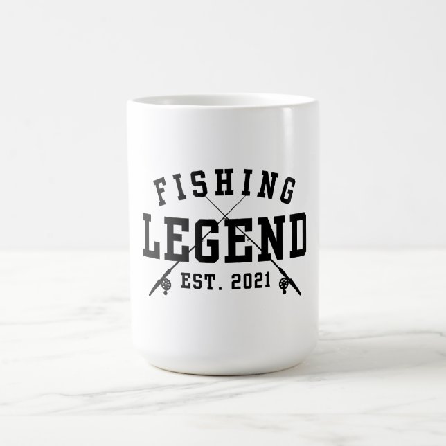 Fishing Legend Established 2021 Coffee Mug (Center)
