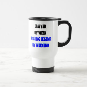 Fishing Legend Lawyer Travel Mug