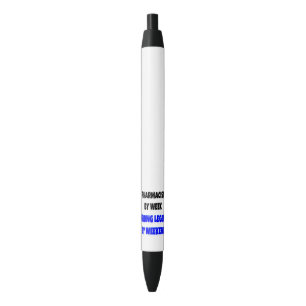 Fishing Legend Pharmacist Joke Black Ink Pen