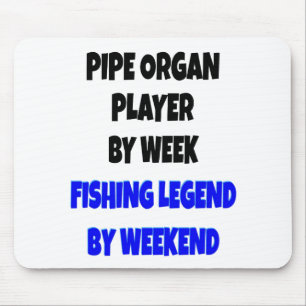 Fishing Legend Pipe Organ Player Mouse Mat
