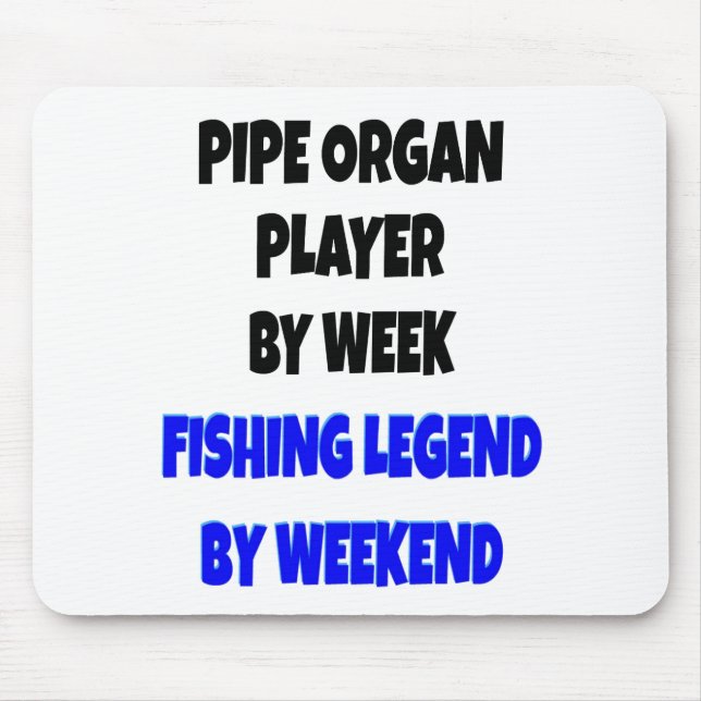Fishing Legend Pipe Organ Player Mouse Mat (Front)