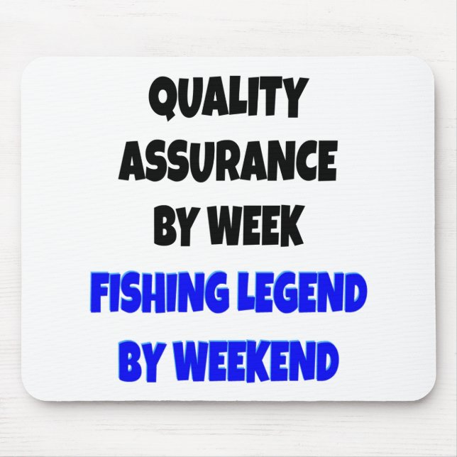 Fishing Legend Quality Assurance Clerk Mouse Mat (Front)