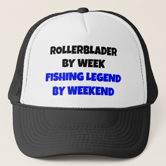 Fishing Legend Rollerblader Trucker Hat (Front)