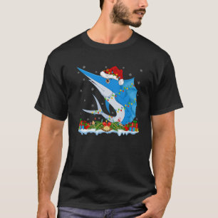Fishing Lover Family Matching Santa Sailfish Chris T-Shirt