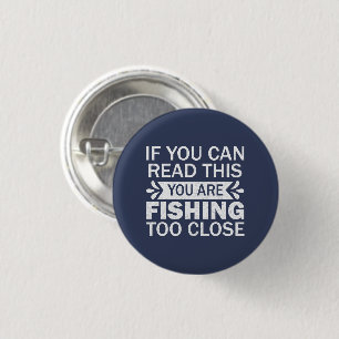Fishing Lover Fisherman Sarcastic Cool Fathers Day 3 Cm Round Badge