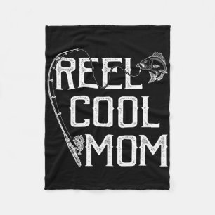 Fishing Lover Gift Reel Cool Mum Fisher Price Lovi Fleece Blanket