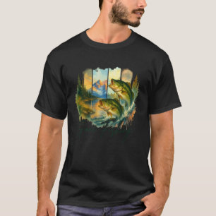 Fishing Lover I'd Rather Be Fishing Lake Life Gone T-Shirt