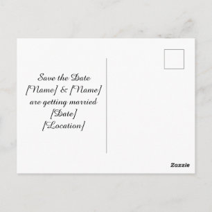 Fishing Lover wedding with rod and flowers Postcard