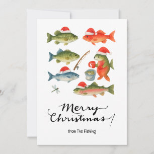 Fishing Lovers Christmas Holiday  with Santa  Fish