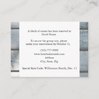 Fishing Lovers Hotel Accommodation Enclosure Cards