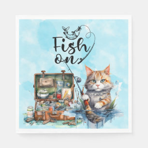 Fishing Lovers Reel in the Charm: Napkin