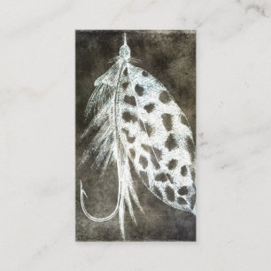 Fishing Lure - Fly Fishing Angling Fish Hook Business Card