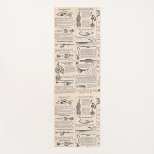 Fishing Lures Advertising Fisherman Art Yoga Mat