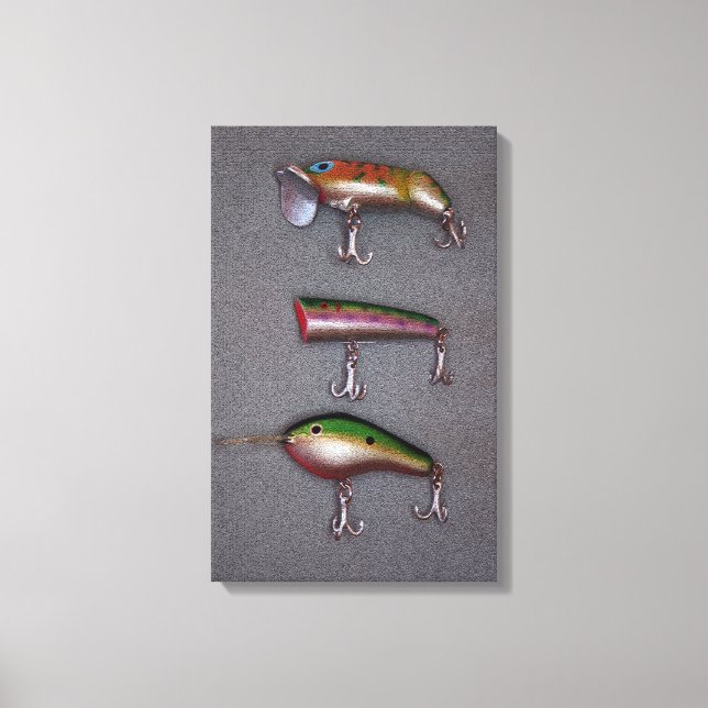Fishing Lures Canvas Print (Front)