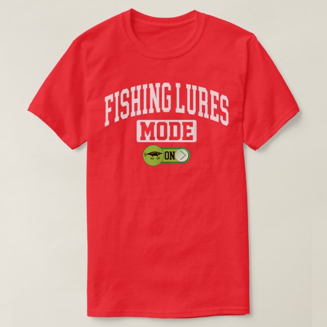 Fishing lures Mode onFunny Angeling Lover Fishkeep T-Shirt (Design Front)