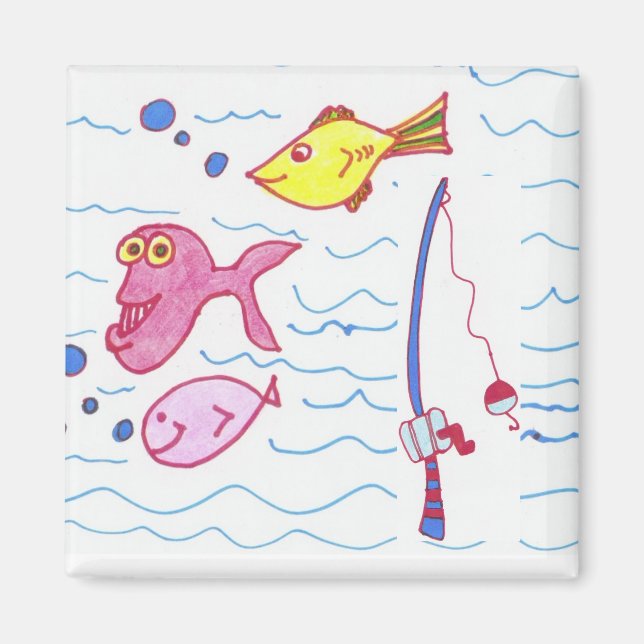 Fishing Magnet! Magnet (Front)