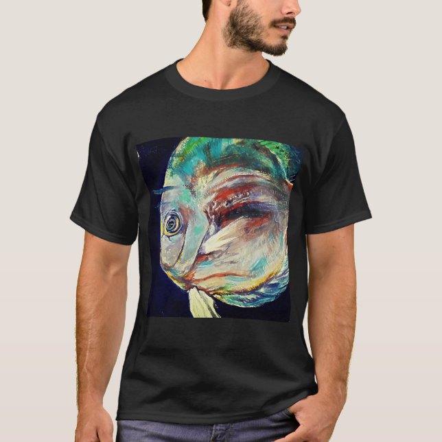 Fishing Make Me Happy T-Shirt (Front)