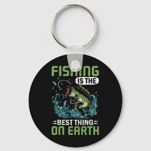 Fishing Meme Quote  Key Ring