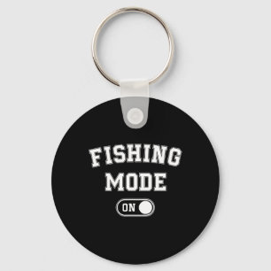 Fishing Mode On Funny Fisher Gift Fisherman Dad An Key Ring