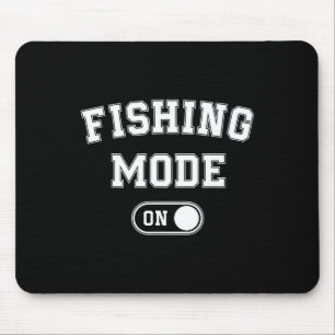 Fishing Mode On Funny Fisher Gift Fisherman Dad An Mouse Mat