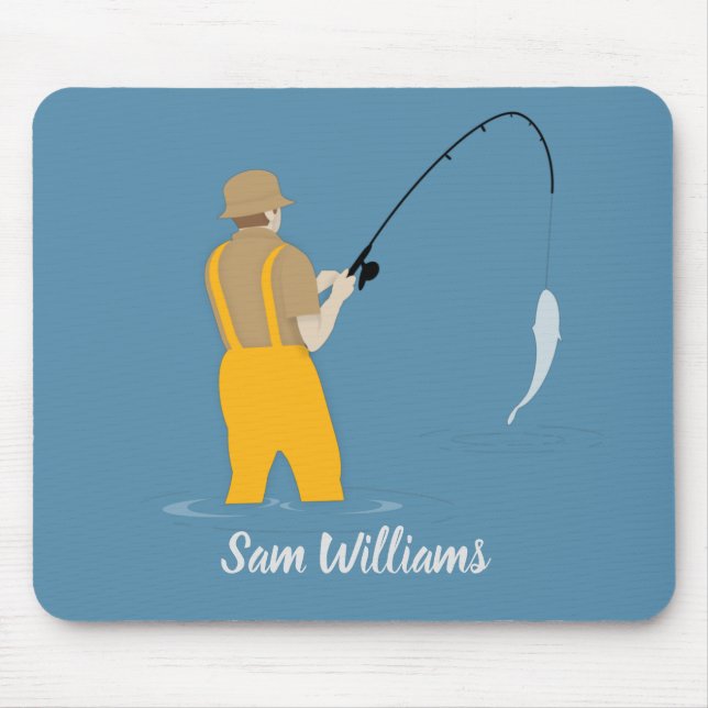 Fishing Mouse Mat (Front)