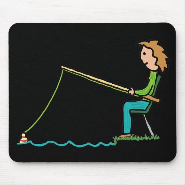 Fishing Mouse Mat (Front)