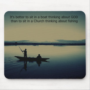 FISHING MOUSE MAT
