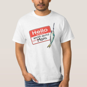 Fishing Mum  Hello T-Shirt