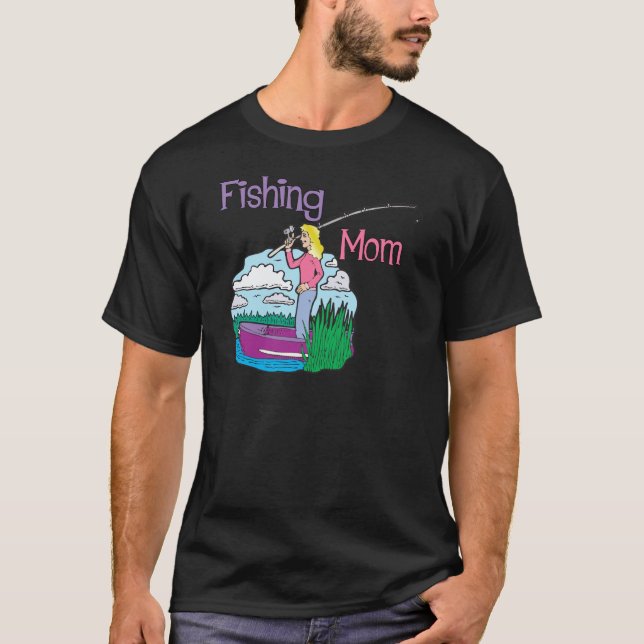 Fishing Mum T-Shirt (Front)