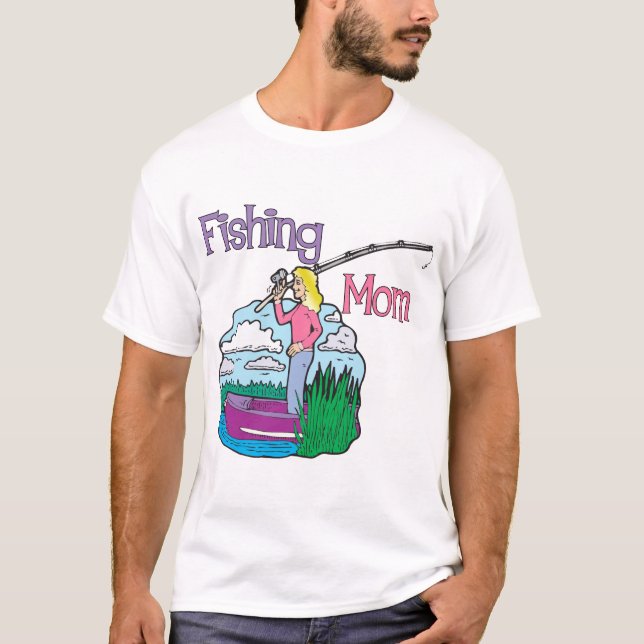 Fishing Mum T-Shirt (Front)