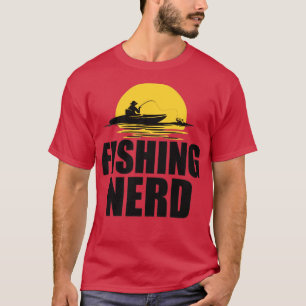 Fishing Nerd Angel Nerd T-Shirt