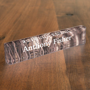 Fishing net nameplate