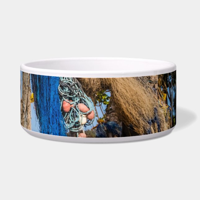 Fishing nets drying on the beach (Right)