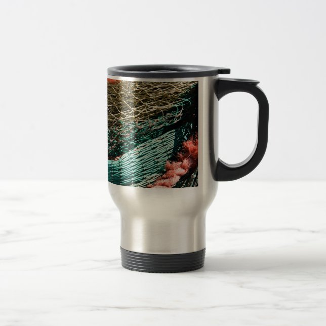 Fishing nets travel mug (Right)