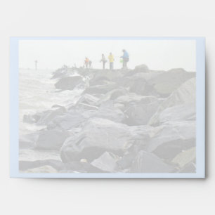 Fishing on the Jetty Barnegat Inlet Items Envelope