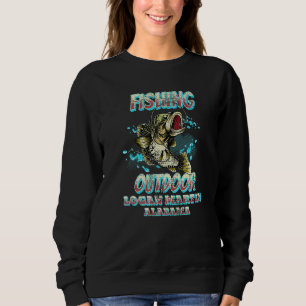 Fishing Outdoor Sport Fisherman Logan Martin Alaba Sweatshirt