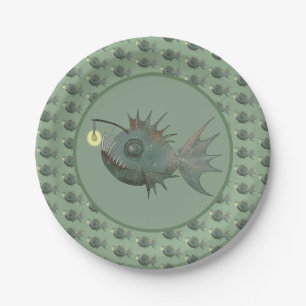 fishing paper plate