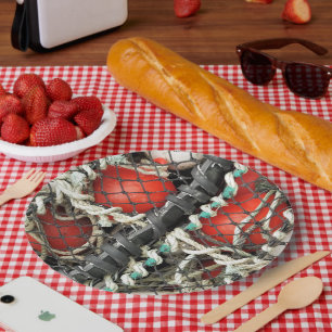 FISHING PAPER PLATE