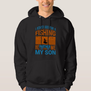 Fishing Partner Father-Son Design Hoodie